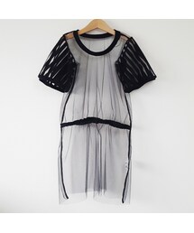 Handmade | チュールワンピース（こども）BLACK(ワンピース)