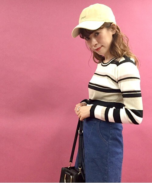 archives（アルシーヴ）の「マルチボーダーニットプルオーバー（ニット/セーター・レディース・ブラック/ベージュ/ネイビー・MEDIUM）」の12枚目の写真