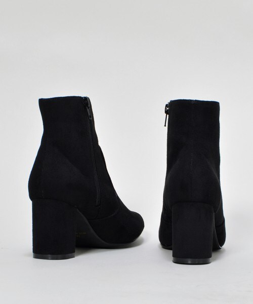 archives（アルシーヴ）の「スクエアストレッチミドルブーツ（ブーツ・レディース・ブラック/ダークブラウン・MEDIUM/LARGE）」の5枚目の写真