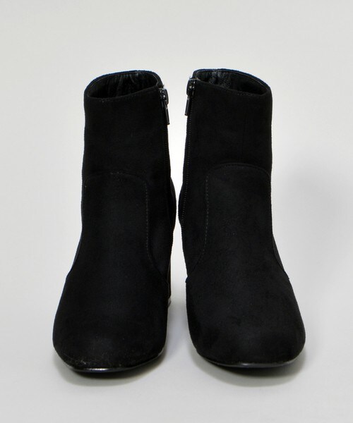archives（アルシーヴ）の「スクエアストレッチミドルブーツ（ブーツ・レディース・ブラック/ダークブラウン・MEDIUM/LARGE）」の4枚目の写真