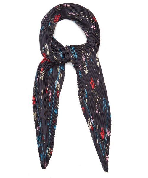 BALENCIAGA カラフルスカーフ 値下げ】BALENCIAGA 花柄シルク スカーフ