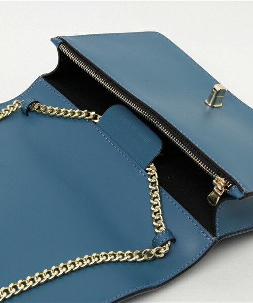 Doux archives（ドゥアルシーヴ）の「金具モチーフBAG（ハンドバッグ・レディース・ブルー/オレンジ・MEDIUM）」の6枚目の写真