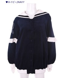 Bobon21 | セーラー羽襟スタジャン-全３色-(スタジャン)