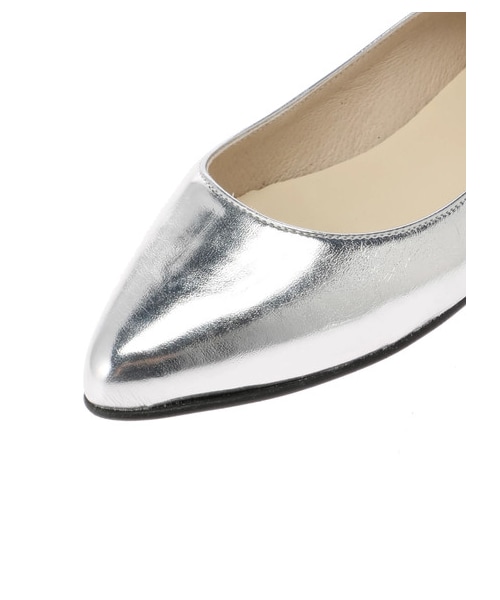 GARAGE OF GOOD CLOTHING（ガレージオブグッドクロージング）の「別注ローヒールパンプス（シューズ・シルバー・35/36/37/38）」の4枚目の写真