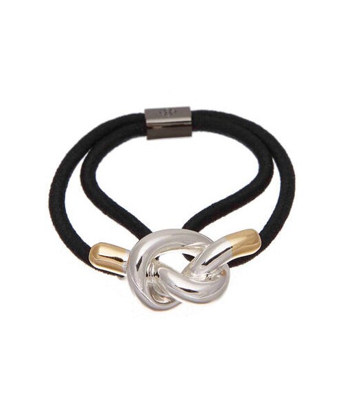 Colette Malouf コレットマルーフ の Colette Malouf Metal Knot Ponytail Holder ヘアアクセサリー Wear