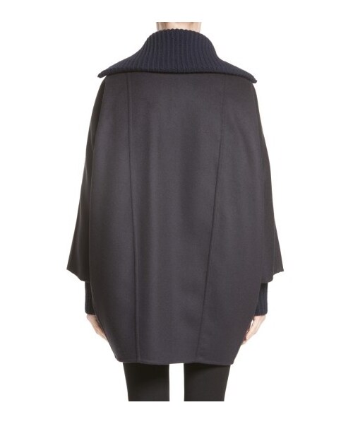 MONCLER(モンクレール)の「Women's Moncler Acanthus Wool & Cashmere Coat With Removable Down Puffer Layer(ジャケット/アウター・レディース・Black/Blue・0/1/2/3/4/5/00)」の5枚目の写真