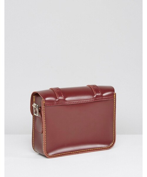 Dr. Martens(ドクターマーチン)の「Dr Martens 7 Inch Red Leather Satchel(ショルダーバッグ・レディース・Red・One Size)」の4枚目の写真