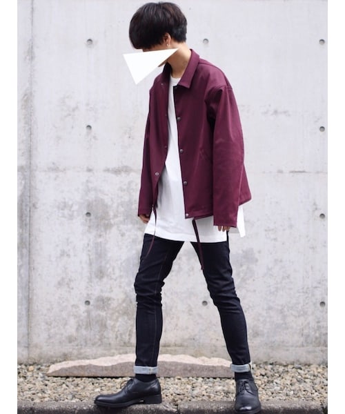 LIDNM（リドム）の「モダールレイヤードロンT（Tシャツ/カットソー・メンズ・ホワイト・S, M, L）」の9枚目の写真