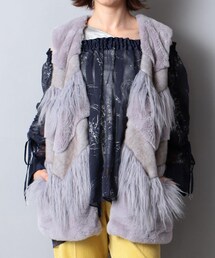 NINE | フェイクファーベスト(ジャケット/アウター)