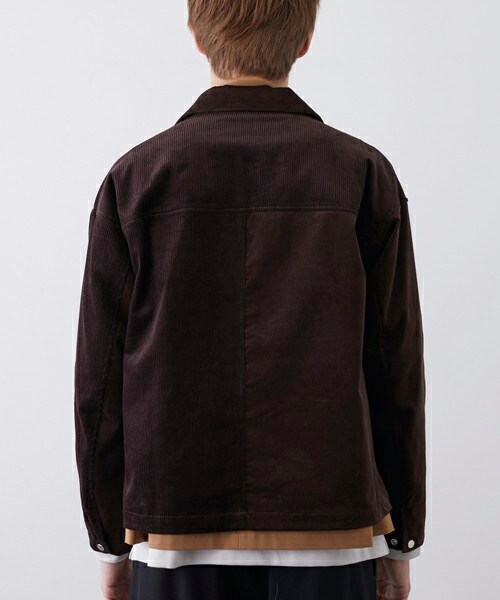 STUDIOUS（ステュディオス）の「ベロアコンビジップブルゾン（）」 - WEAR