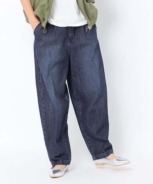 Studio Clip スタディオクリップ の Coneデニムタックパンツ パンツ Wear