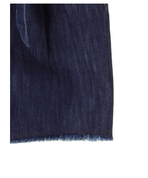 earth music&ecology（アースミュージックアンドエコロジー）の「USA COTTONデニムスカート(タックリボン)（スカート・インディゴ/ライトインディゴ・S/M）」の7枚目の写真