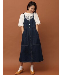 ehka sopo | デニムジャンスカ(ワンピース/ドレス)