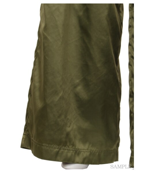 lilLilly（リルリリー）の「ウエストフリルワイドパンツ（パンツ・レディース・KAHKI/RED/BLACK・S/M）」の9枚目の写真