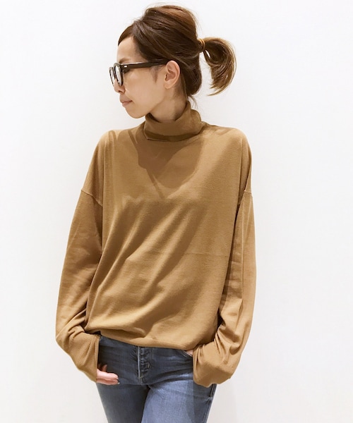 L'Appartement LABRADOR Vネック ニット キャメル 美品△L'Appartement /V-neck Basic KNIT キャメル - メルカリ