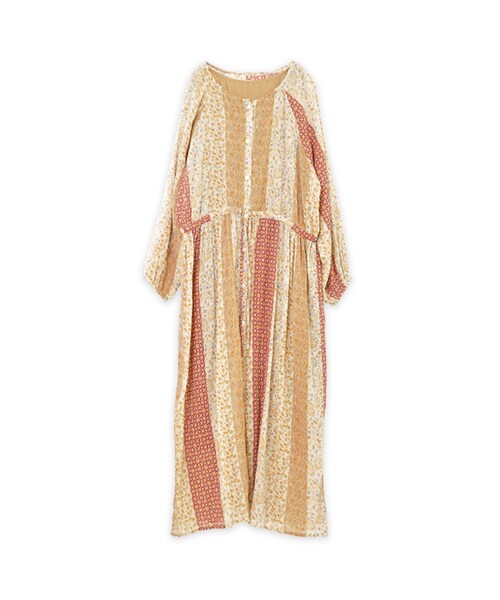 flower（フラワー）の「windswept dress ～ｳｨﾝﾄﾞｽｳｪﾌﾟﾄﾄﾞﾚｽ（ワンピース・レディース・blue/red・FREE）」の2枚目の写真