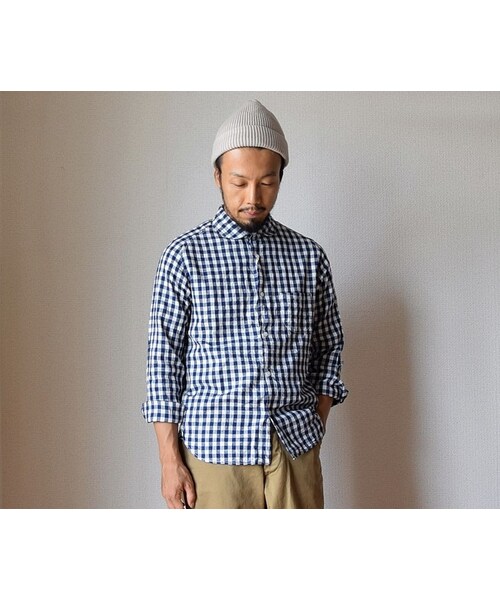 STORES.jp（ストアーズドットジェーピー）の「LASSO SPOON SHIRT ラッソ スプーンシャツ ギンガムチェック（シャツ