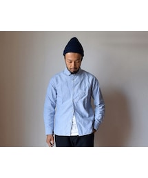 STORES.jp | LASSO  SPOON SHIRT BLU  ラッソ スプーンシャツ ブルー(シャツ/ブラウス)