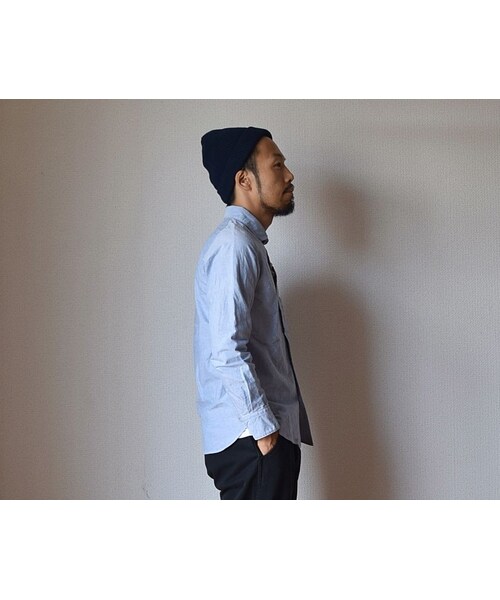 STORES.jp（ストアーズドットジェーピー）の「LASSO  SPOON SHIRT BLU  ラッソ スプーンシャツ ブルー（シャツ/ブラウス・メンズ・その他）」の2枚目の写真