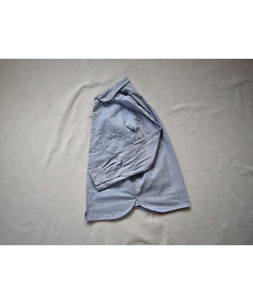 STORES.jp（ストアーズドットジェーピー）の「LASSO  SPOON SHIRT BLU  ラッソ スプーンシャツ ブルー（シャツ/ブラウス・メンズ・その他）」の10枚目の写真