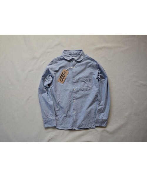 STORES.jp（ストアーズドットジェーピー）の「LASSO  SPOON SHIRT BLU  ラッソ スプーンシャツ ブルー（シャツ/ブラウス・メンズ・その他）」の8枚目の写真