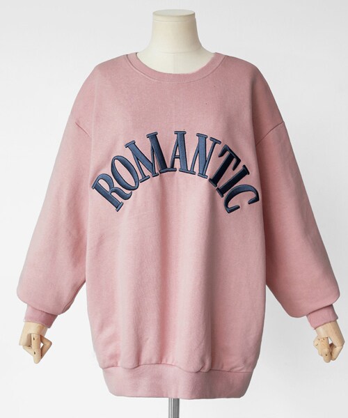 DHOLIC（ディーホリック）の「ROMANTIC刺繍スウェットプルオーバー（スウェット・レディース・その他/ブルー/ピンク/グレー/ベージュ・FREE）」の5枚目の写真