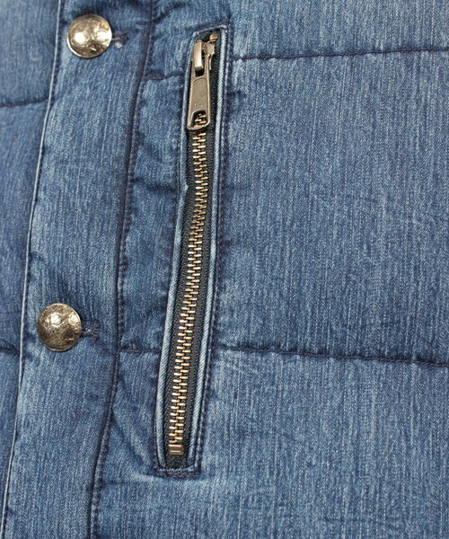 RATTLE TRAP(ラトルトラップ)の「デニムダウンジャケット(ダウンジャケット/コート・メンズ・ブルー/ネイビー・S/M/L/LL)」の14枚目の写真