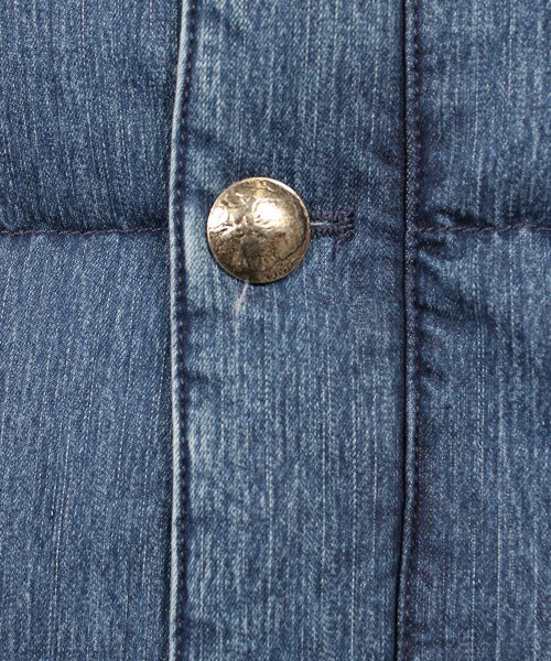 RATTLE TRAP(ラトルトラップ)の「デニムダウンジャケット(ダウンジャケット/コート・メンズ・ブルー/ネイビー・S/M/L/LL)」の13枚目の写真