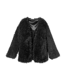 GRL | ボアノーカラーカーディガン(カーディガン/ボレロ)