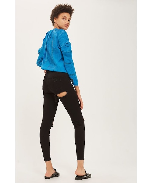 Topshop,Topshop Moto black bum ripped 