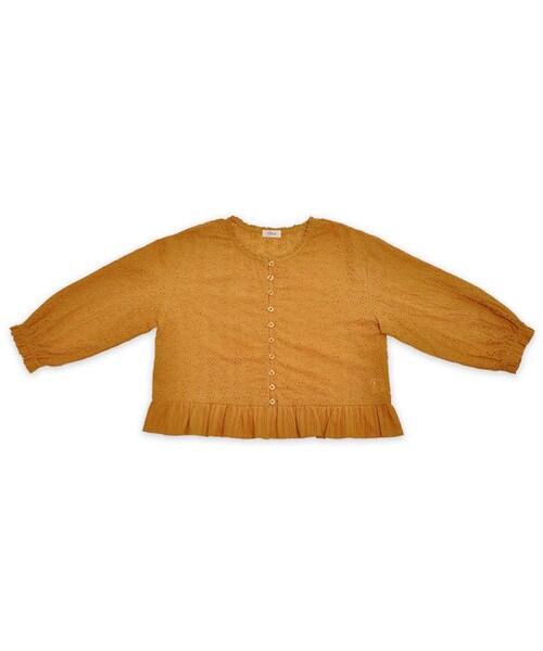 flower(フラワー)の「flower lace cardigan2 ~フラワーレースカーディガン2(カーディガン/ボレロ・レディース・brown/black・FREE)」の1枚目の写真