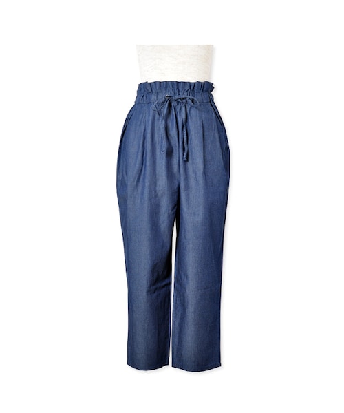 flower（フラワー）の「basic tapered pants 2 ～ﾍﾞｰｼｯｸﾃｰﾊﾟｰﾄﾞﾊﾟﾝﾂ2（その他パンツ・レディース・l/gry/blue/black・FREE）」の3枚目の写真