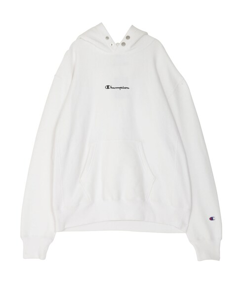 EMODA（エモダ）の「【EMODA×Champion】HEAVY LOGO HOODIE（）」 - WEAR 