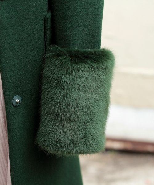 PAGEBOY（ページボーイ）の「ファースリーブノーカラーコート（）」 - WEAR