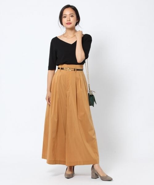 laboratory work（ラボラトリーワーク）の「２ＷＡＹコンパクトニットプルオーバー（トップス・オフホワイト×ブラック/ブラック/レッド/グリーン/ネイビー×ベージュ）」の9枚目の写真