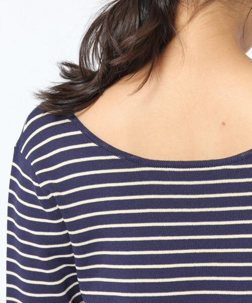 laboratory work（ラボラトリーワーク）の「２ＷＡＹコンパクトニットプルオーバー（トップス・オフホワイト×ブラック/ブラック/レッド/グリーン/ネイビー×ベージュ）」の20枚目の写真