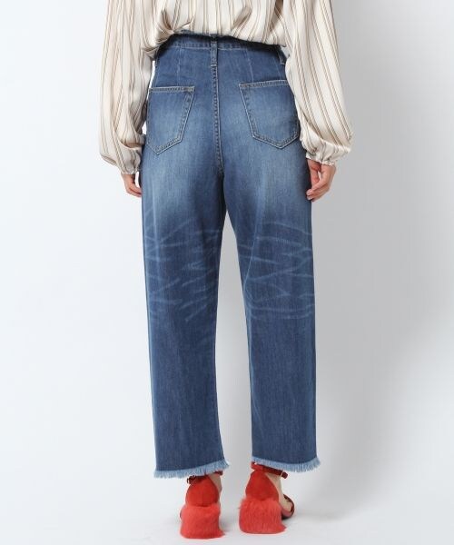 laboratory work（ラボラトリーワーク）の「ハイウエストデニム（パンツ・配色ブルー/ブルー）」の9枚目の写真