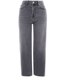 TOPSHOP | Topshop Moto grey cropped wide leg jeans(デニムパンツ)