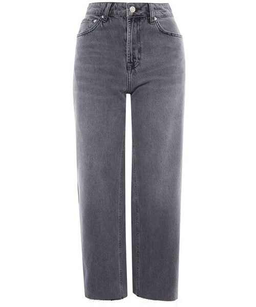 TOPSHOP(トップショップ)の「Topshop Moto grey cropped wide leg jeans(デニムパンツ・レディース・Gray・W2430/W2432/W2530/W2532/W2630/W2632/W2830/W2832/W3030/W3032/W3230/W3232/W3430/W3432/W3630/W3632)」の1枚目の写真