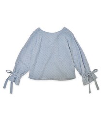 flower | lacy back top ～ﾚｰｼｰﾊﾞｯｸﾄｯﾌﾟ(Tシャツ/カットソー)