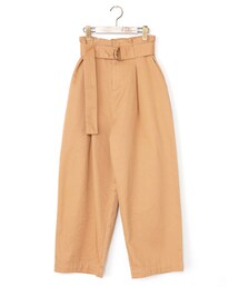 w closet | ベルト付きコットンツイルパンツ(パンツ)