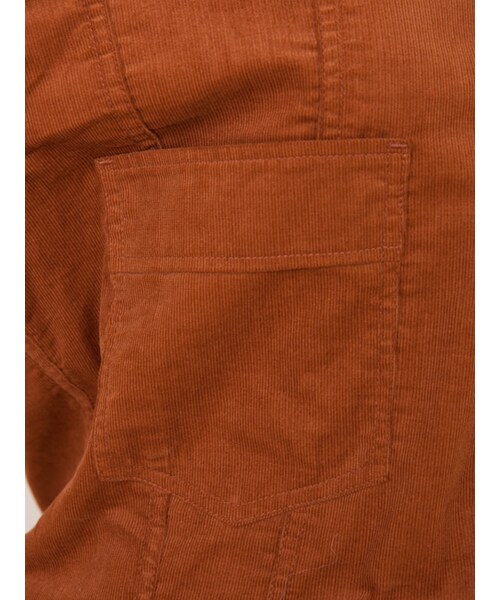 w closet（ダブルクローゼット）の「後ろレースアップコーデュロイGジャン（ジャケット/アウター・レディース・モカグレー/Dキャメル/スミクロ・FREE）」の13枚目の写真