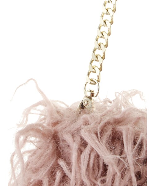 GYDA（ジェイダ）の「フェイクファークラッチ（バッグ・レディース・ブラック/ピンク/ベージュ・F）」の7枚目の写真