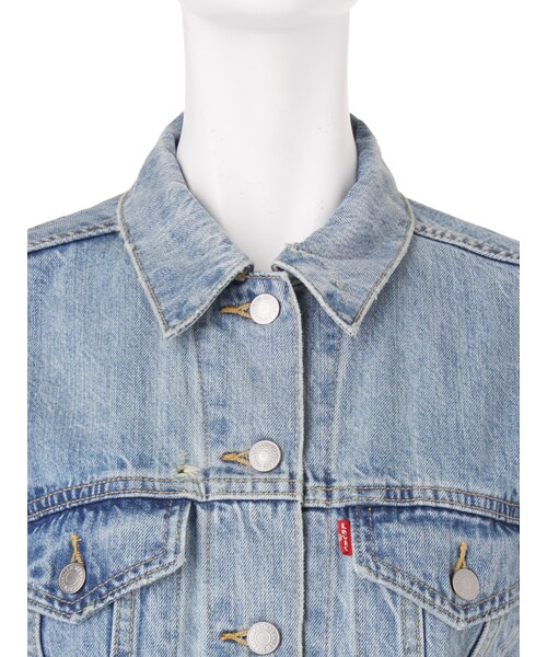 Ungrid（アングリッド）の「Levi’s EX－BOYFRIEND TR（ジャケット/アウター・レディース・ブルー・S/M）」の5枚目の写真
