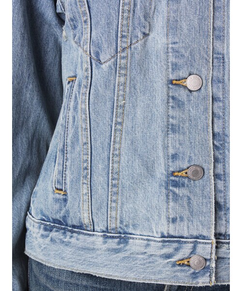 Ungrid（アングリッド）の「Levi’s EX－BOYFRIEND TR（ジャケット/アウター・レディース・ブルー・S/M）」の8枚目の写真
