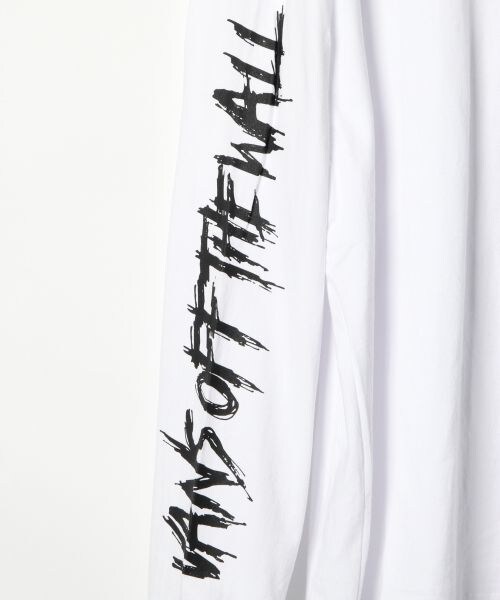 RAGEBLUE（レイジブルー）の「別注袖プリントロンT（トップス・ホワイト/ブラック/レッド）」の6枚目の写真