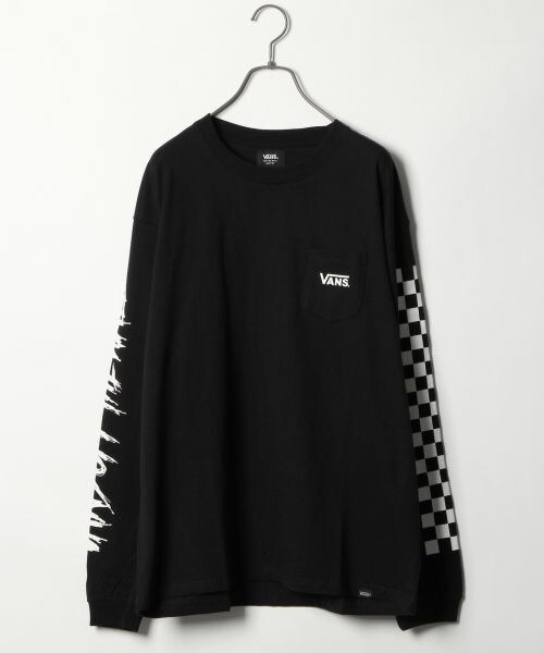 RAGEBLUE（レイジブルー）の「別注袖プリントロンT（トップス・ホワイト/ブラック/レッド）」の2枚目の写真