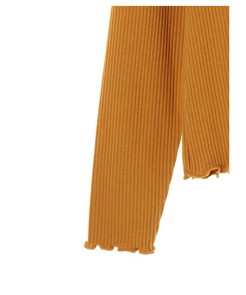 Green　Parks（グリーンパークス）の「・トタンテレコロンT（トップス・オフホワイト/杢グレー/ブラック/ボルドー/マスタード/ネイビー・F）」の4枚目の写真