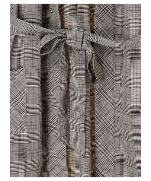 YECCA VECCA（イェッカヴェッカ）の「・チェックシャツディガン（ジャケット/アウター・グレー・F）」の7枚目の写真