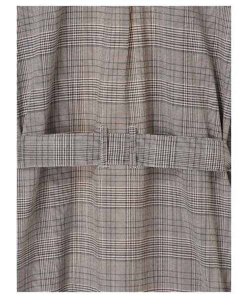 YECCA VECCA（イェッカヴェッカ）の「・チェックシャツディガン（ジャケット/アウター・グレー・F）」の8枚目の写真